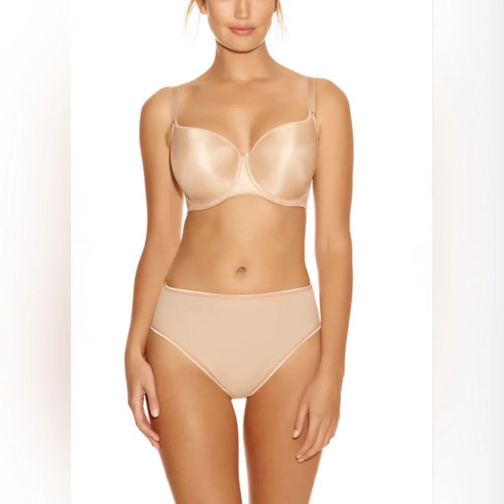 Fantasie Women’s NWT Smoothing Moulded T-Shirt Bra.  In Nude. Size 40DDD - Picture 5 of 6